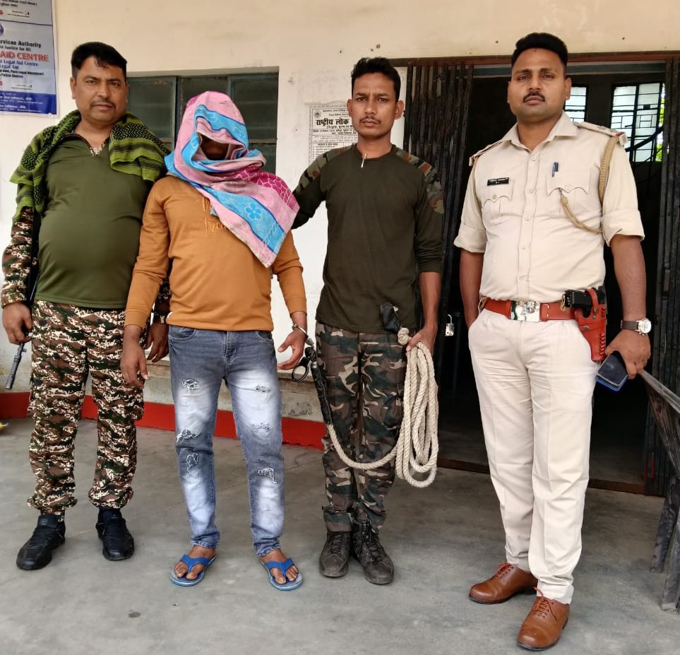 कुख्यात जमीन माफिया कुर्बान खान गिरफ्तार