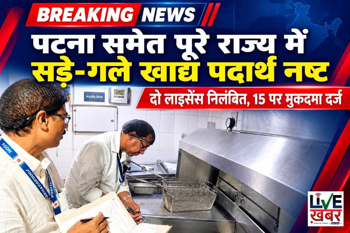 बिहार में खाद्य संरक्षा विभाग की बड़ी कार्रवाई: 531 प्रतिष्ठानों की जांच, कई नामी होटलों और ब्रांड्स पर शिकंजा